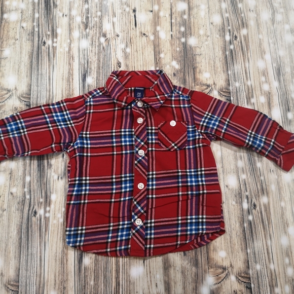 Old Navy Boys Long Sleeve Shirt; 6-12 Months - Picture 1 of 4